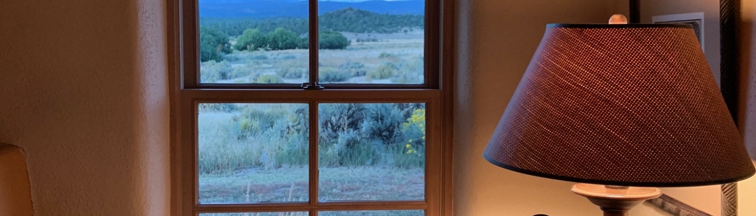 looking outside the window in durango, colorado